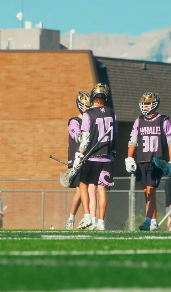 Lacrosse tryouts match action on field